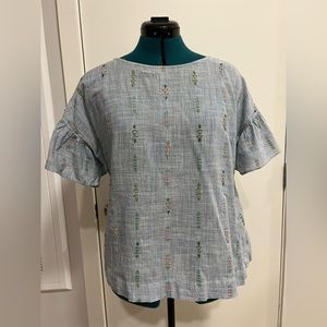 Light Blue Summer Top